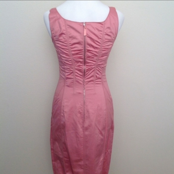 Nina Ricci Bomshell Sheath Dress NWT Black Ruched - Picture 5 of 6